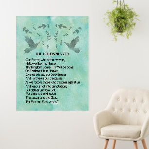 The Lord's Prayer Foam Board