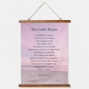 The Lord's Prayer Hanging Tapestry