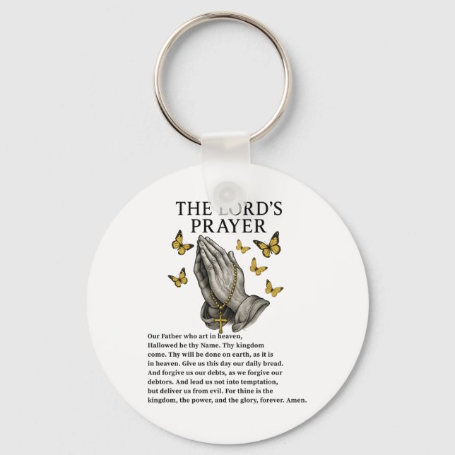 The Lord's Prayer Keychain (Front)