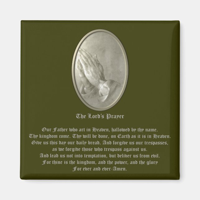 The Lord's Prayer Magnet (Front)