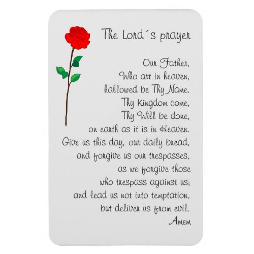 The Lords Prayer Magnet