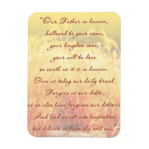 The Lord's Prayer Magnet
