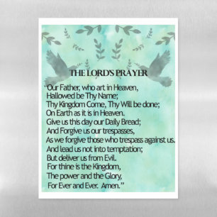 The Lord's Prayer Magnetic Dry Erase Sheet