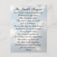 The Lord's Prayer, Matthew 6:9-13 Bible Verse