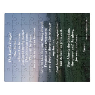 The Lord's Prayer Matthew 9 Jigsaw Puzzle