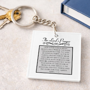 The Lord's Prayer Our Father Keychain