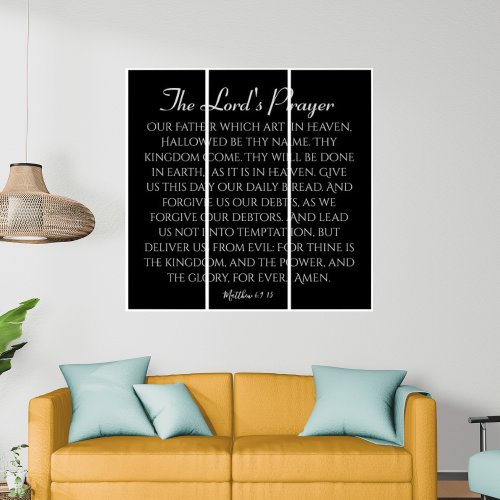 The Lords Prayer  Our Father Triptych