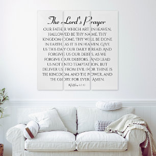 The Lord's Prayer   Our Father Triptych