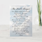 The Lord's Prayer, Our Father which art in Heaven, Card | Zazzle