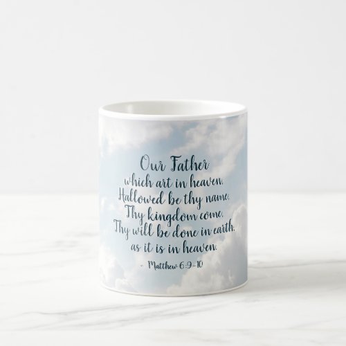 The Lords Prayer Our Father which art in Heaven Coffee Mug