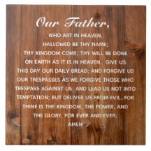 The Lord's Prayer Our Father Who Art in Heaven