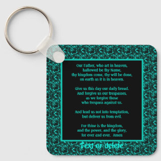 The Lord's Prayer Our Inspirational Personalized Keychain