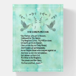 The Lord's Prayer Paperweight