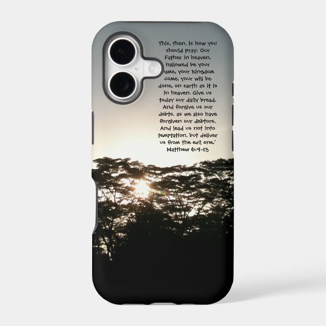 The Lord's Prayer Phone Casing Iphone Case (Back)