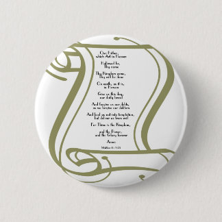 The Lords Prayer Pinback Button