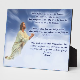 The Lord's Prayer Plaque