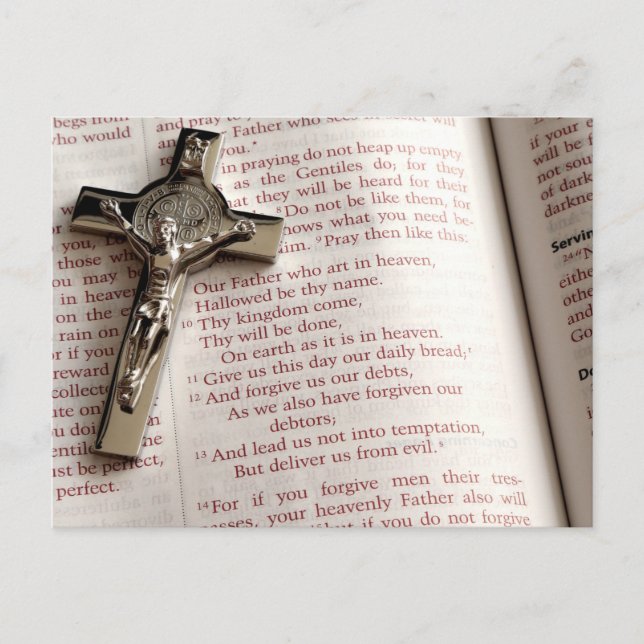 the lords prayer postcard (Front)