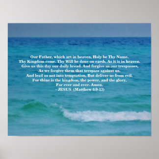 THE LORDS PRAYER POSTER