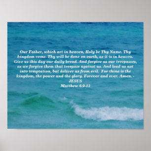 THE LORD'S PRAYER POSTER