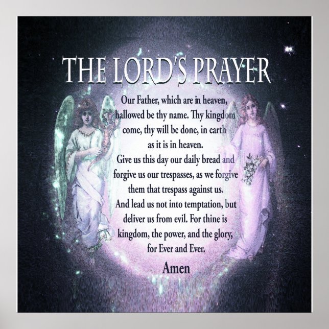 The Lord's Prayer Poster (Front)