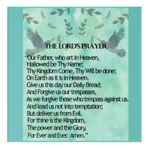 The Lord's Prayer Poster Acrylic Print