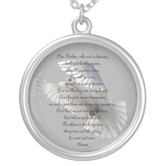 The Lord's Prayer Silver Plated Necklace