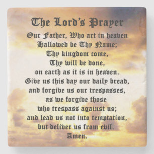 The Lord's Prayer, Sunrise, Marble Coaster