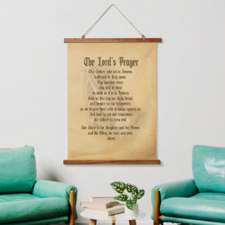 The Lord's Prayer (Traditional) Hanging Tapestry