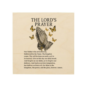 The Lord's Prayer Wood Wall Art
