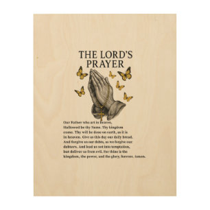 The Lord's Prayer Wood Wall Art