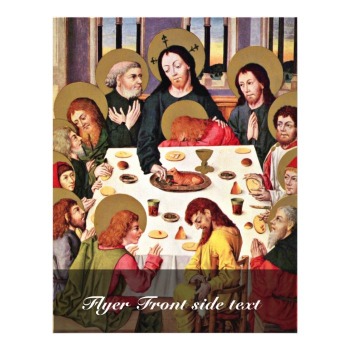 The LordS Supper By Meister Des Hausbuches (Best Photo Cut Out