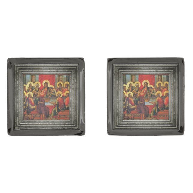 The Lord's Supper  Cufflinks (Front)