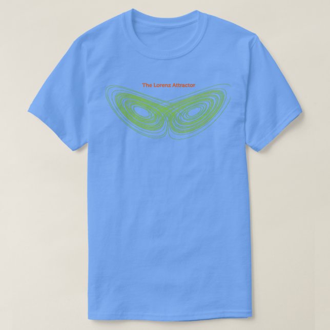 The Lorenz Attractor T-Shirt (Design Front)