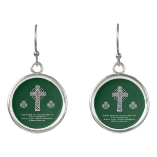 The Lorica of Saint Patrick Prayer (short) Earrings
