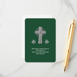 The Lorica of Saint Patrick Prayer (short) Enclosure Card