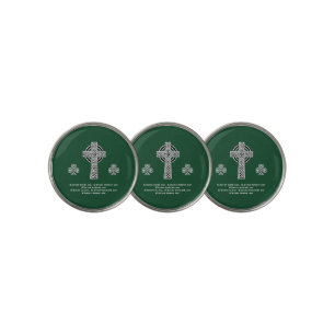 The Lorica of Saint Patrick Prayer (short) Golf Ball Marker
