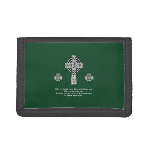 The Lorica of Saint Patrick Prayer (short) Trifold Wallet
