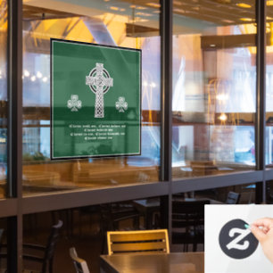The Lorica of Saint Patrick Prayer (short) Window Cling