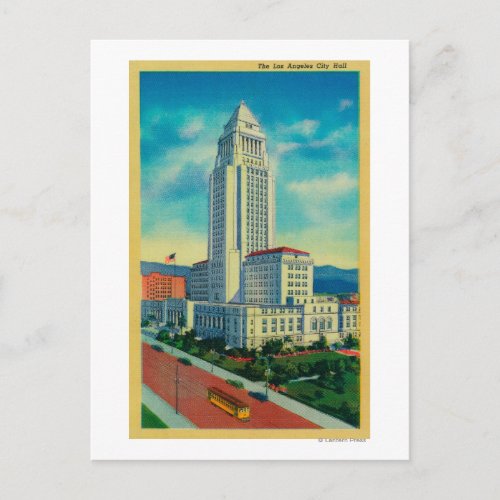 The Los Angeles City Hall Postcard