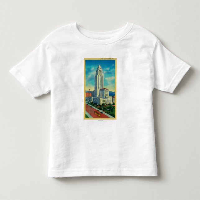 The Los Angeles City Hall Toddler T-shirt (Front)