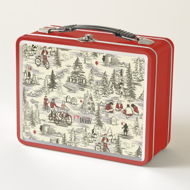 The Losers Club Cemetery Pattern Metal Lunch Box (Front)