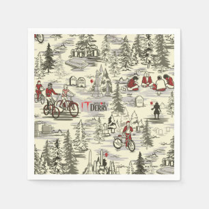 The Losers Club Cemetery Pattern Napkins