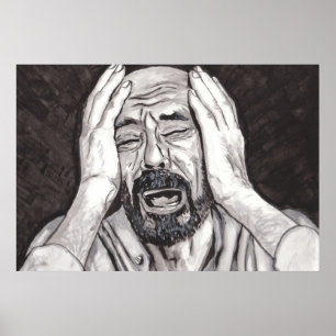 The loss of a loved one, sadness poster