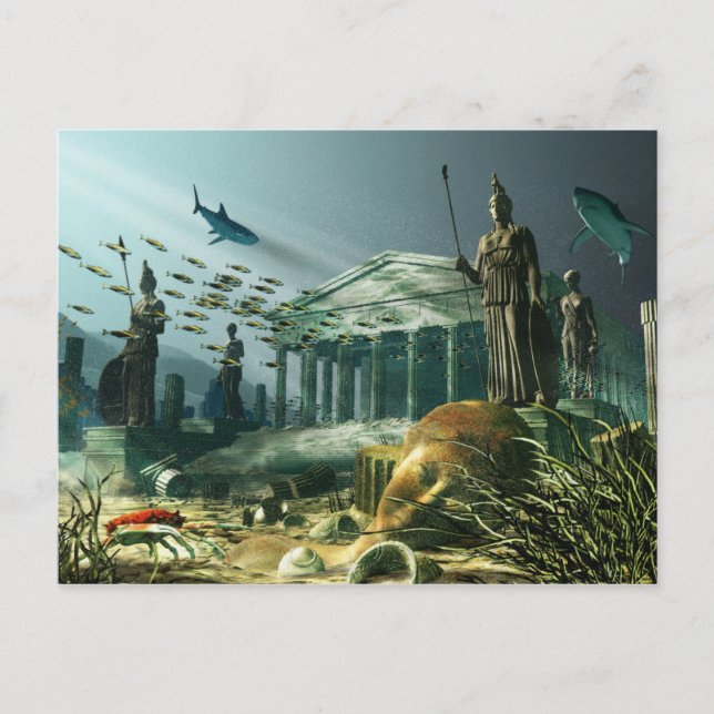 The Lost City of Atlantis Postcard (Front)