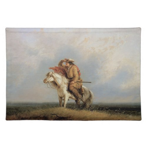 The Lost Greenhorn Lost on the Prairie by Miller Cloth Placemat