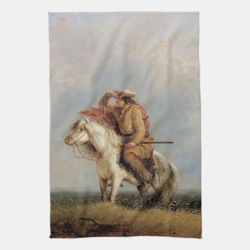 The Lost Greenhorn Lost on the Prairie by Miller Kitchen Towel