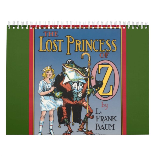 The Lost Princess of Oz Calendar (Cover)