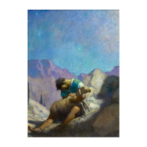 The Lost Sheep 1926 by Newell Convers Wyeth Acrylic Print