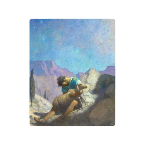 The Lost Sheep 1926 by Newell Convers Wyeth Metal Print
