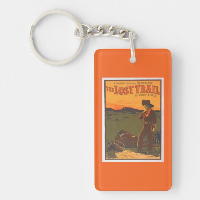 The Lost Trail - Comedy Drama Western Life Keychain (Front)